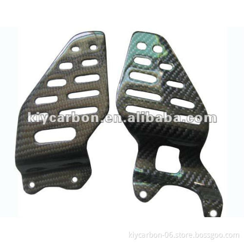 carbon fiber motorcycle parts Heel Plates High quality performance perfect fitting